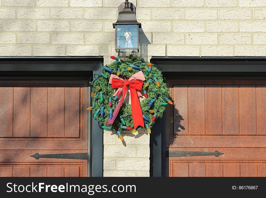 Well placed wreath
