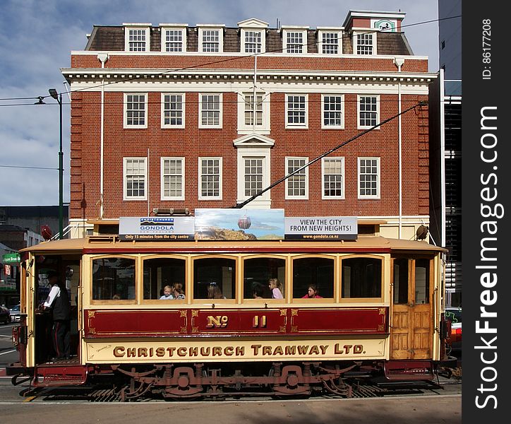 Tram 11: â€œThe Boxcarâ€ This cheerful little red 28-seater, built in Philadelphia, U.S.A., served Dunedin for decades and came to Christchurch for restoration in the 1990s. Its seats run the length of the car, rather than face forward with a central aisle as is usual. Tram 11: â€œThe Boxcarâ€ This cheerful little red 28-seater, built in Philadelphia, U.S.A., served Dunedin for decades and came to Christchurch for restoration in the 1990s. Its seats run the length of the car, rather than face forward with a central aisle as is usual.