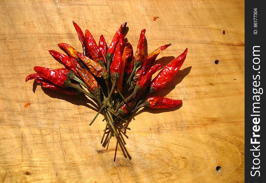 Bouquet Of Dried Chili Peppers
