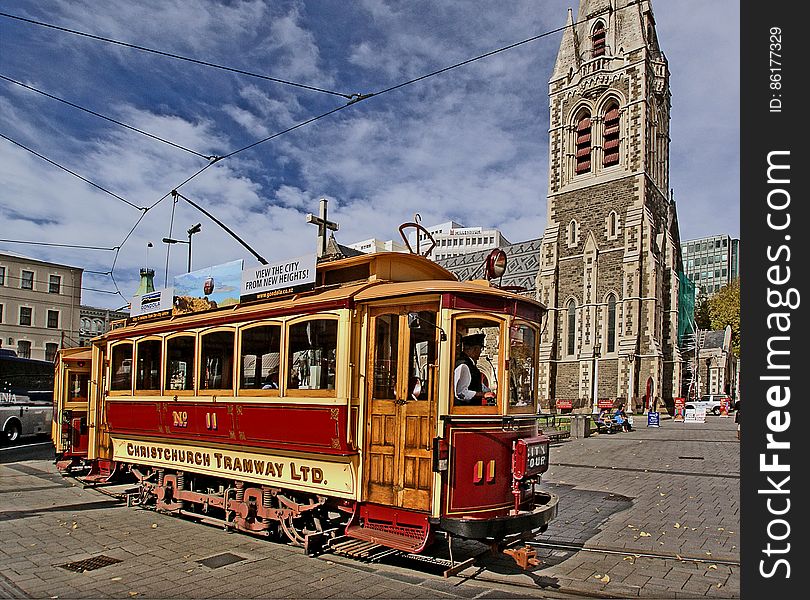 Tram 11: â€œThe Boxcarâ€ This cheerful little red 28-seater, built in Philadelphia, U.S.A., served Dunedin for decades and came to Christchurch for restoration in the 1990s. Its seats run the length of the car, rather than face forward with a central aisle as is usual. Tram 11: â€œThe Boxcarâ€ This cheerful little red 28-seater, built in Philadelphia, U.S.A., served Dunedin for decades and came to Christchurch for restoration in the 1990s. Its seats run the length of the car, rather than face forward with a central aisle as is usual.