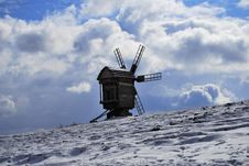 Abandoned Windmill Royalty Free Stock Photography Abandoned Windmill Royalty Free Stock Photography