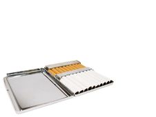 Cigarettes In Metal Case Stock Images