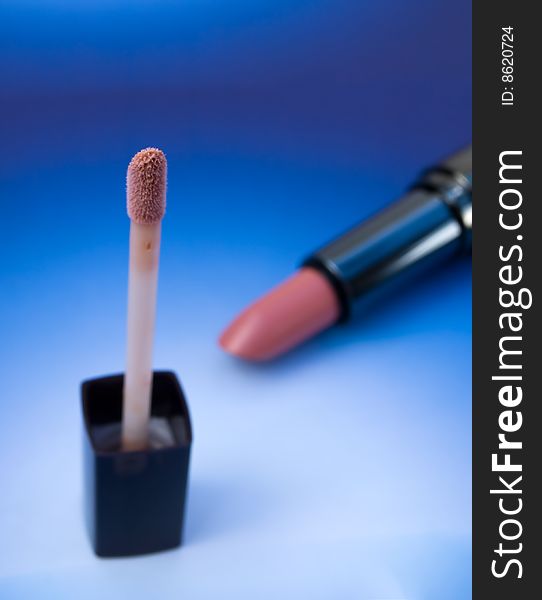 Red lipstick for the beautification of female persons