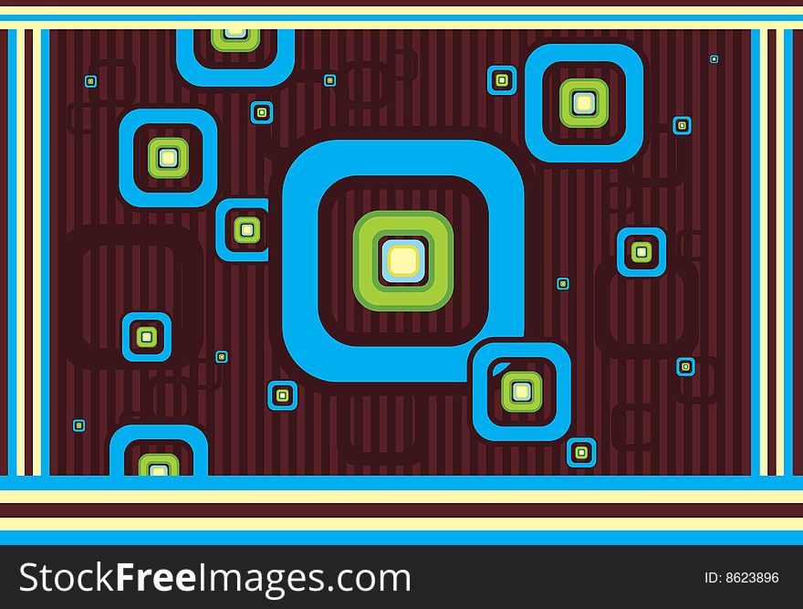Vectorial image of pattern for an interior