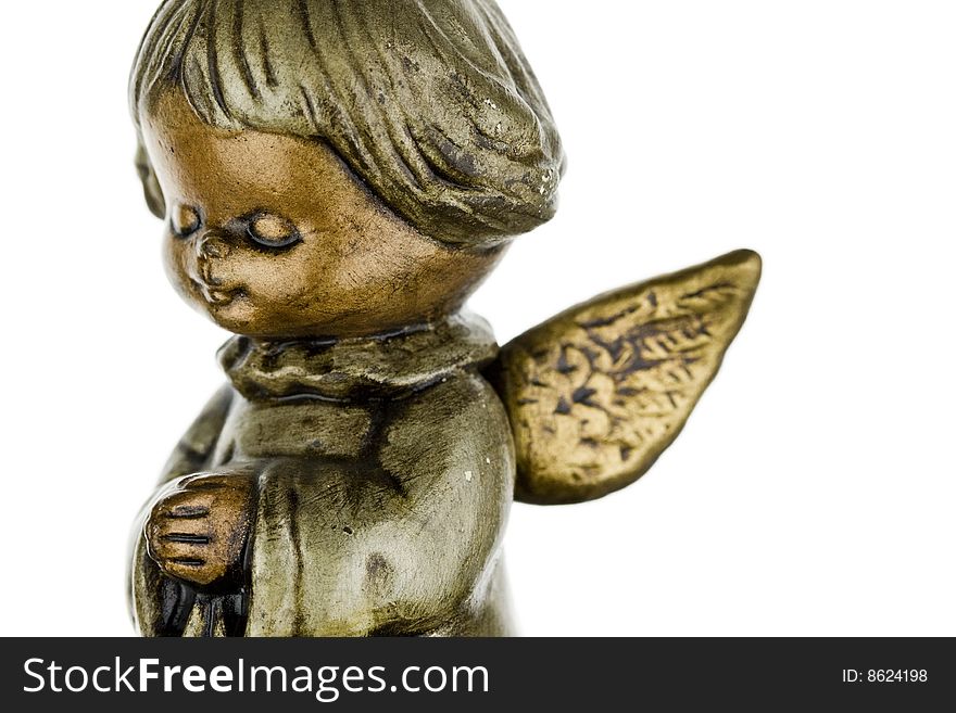 Figurine of an angel praying. Figurine of an angel praying