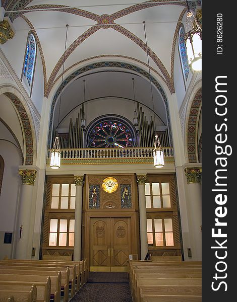 Inner view of classic church