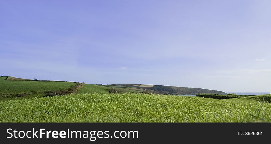 View of a classic ireland's panorama