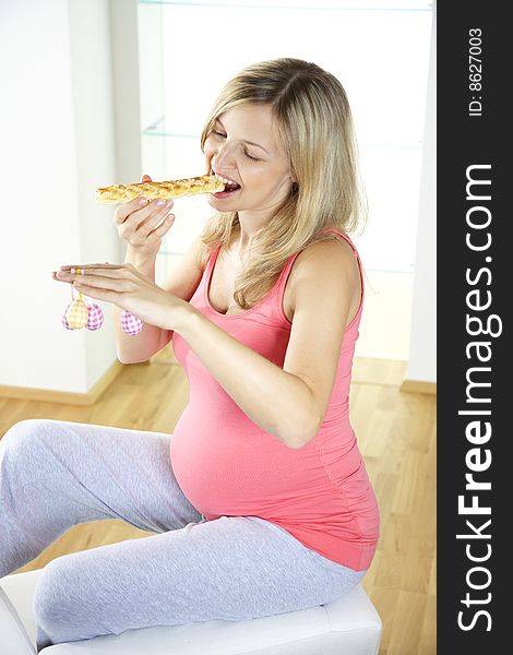 Beautiful pregnant woman