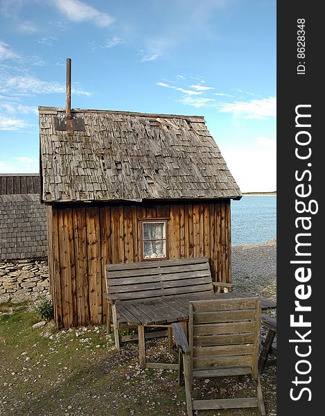 Fishing hut on Gotland, Sweden