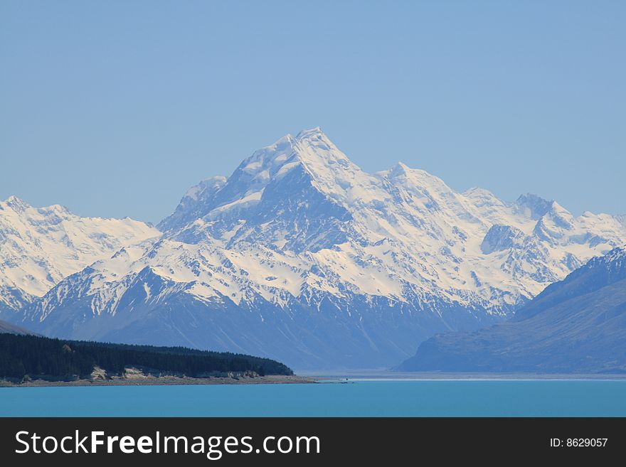 The beautiful Mt. cook, southern alps, new zealand