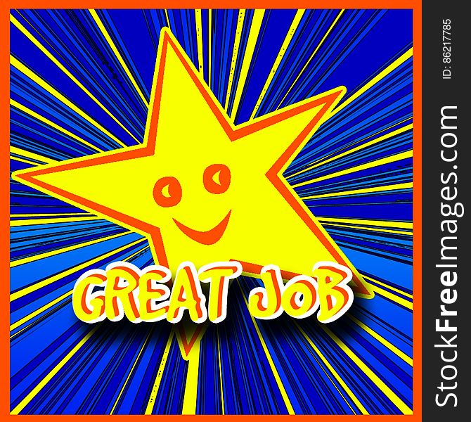 Great Job Star illustration Teacher Appreciation Version. Great Job Star illustration Teacher Appreciation Version.
