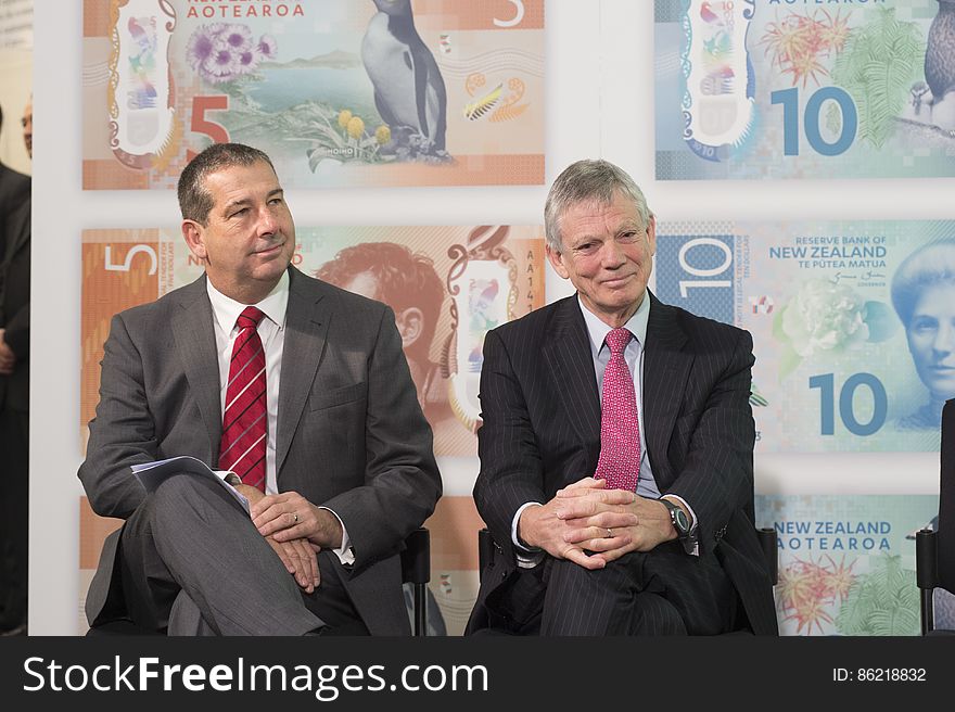 Deputy Governor Geoff Bascand and Governor Graeme Wheeler