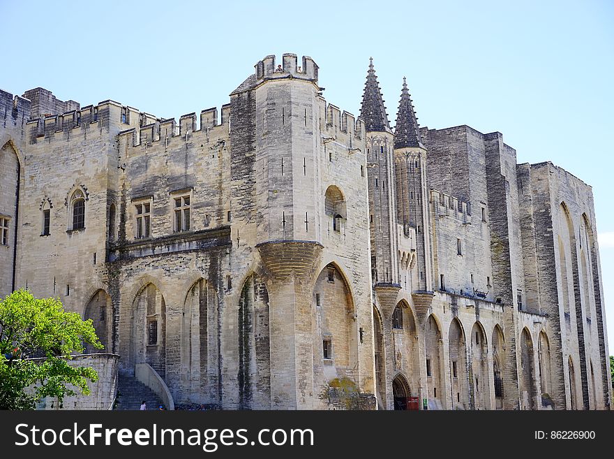 Historic Gothic style castle