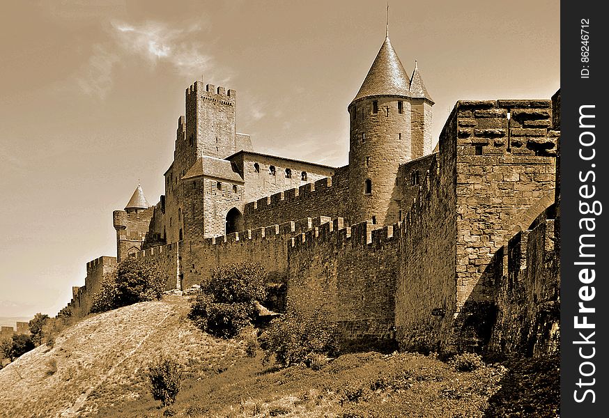 City Walls Of Carcassonne