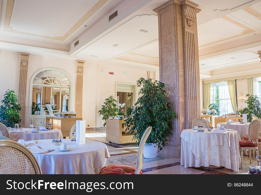 Empty table is restaurant