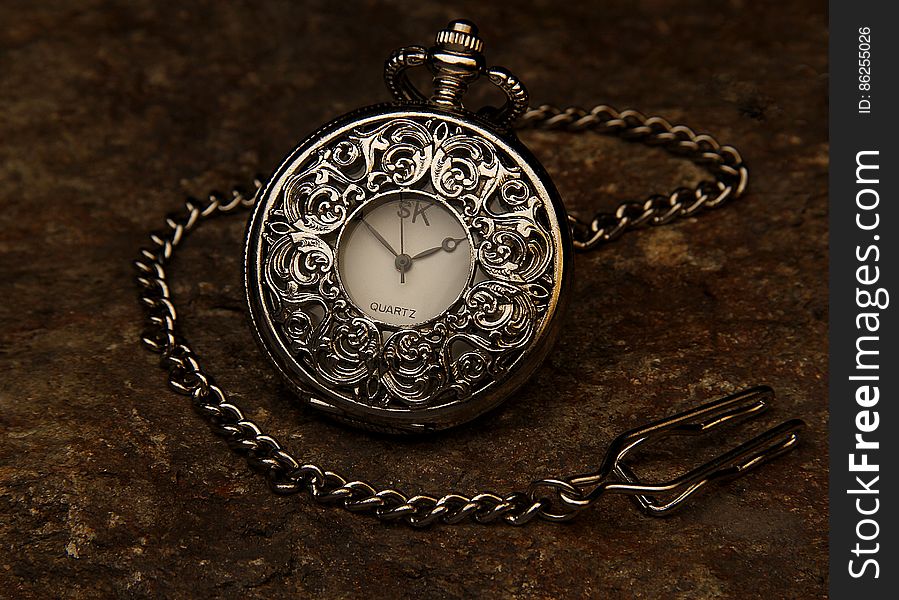 Silver Sk Pocket Watch