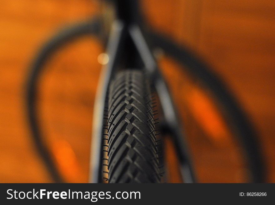 Close Up Photo of Bicycle Tire