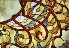 Fragment Of Classic Glass Mosaic - Background Royalty Free Stock Photos