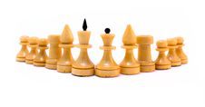 Isolated Chess Pieces Set Stock Photos
