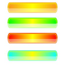 Four Web Buttons With Patches Of Light Stock Image Four Web Buttons With Patches Of Light Stock Image