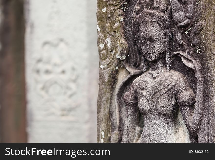 Carving at Angkor Thom