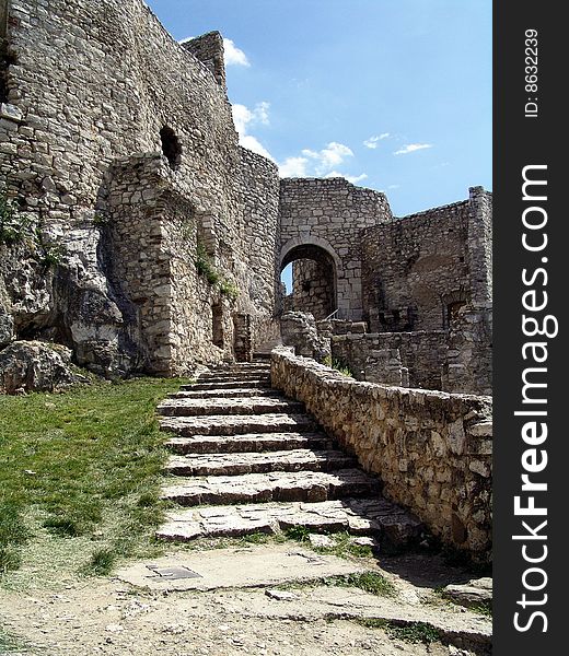 The largest castle in the central Europe, Slovakia. The largest castle in the central Europe, Slovakia