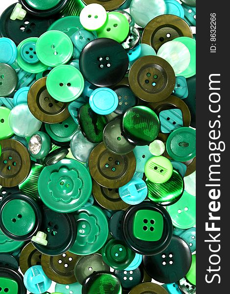 A large collection of buttons in various shapes and sizes