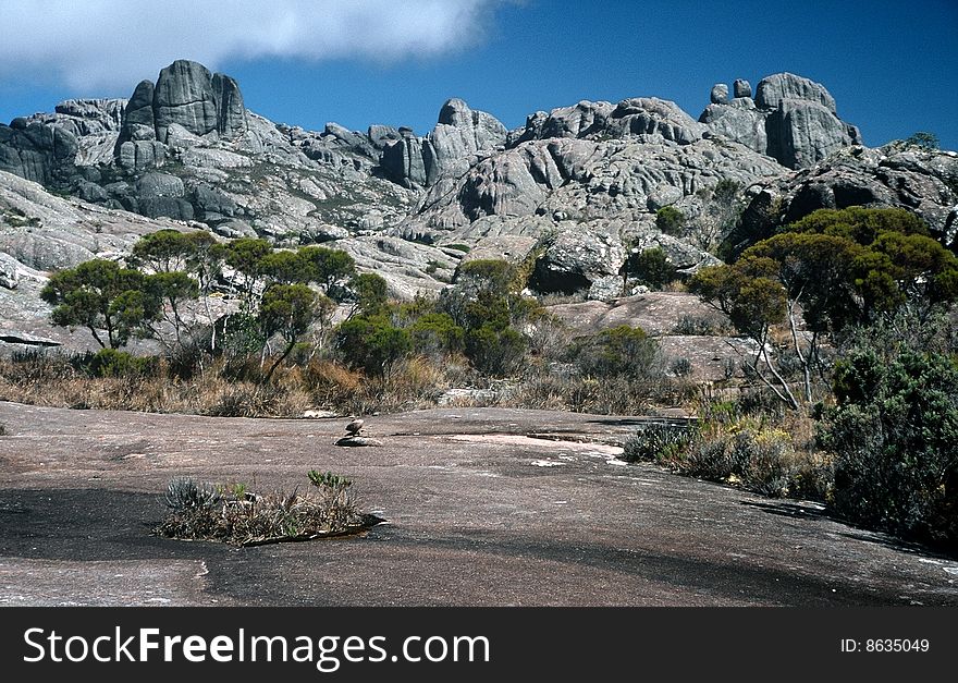 Rocky Landscape in Andringitra National Park, Madagascar. Rocky Landscape in Andringitra National Park, Madagascar
