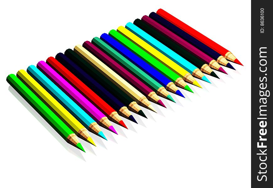 Colored pencils