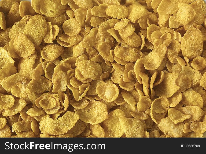 Texture made from healthy corn flakes. Texture made from healthy corn flakes