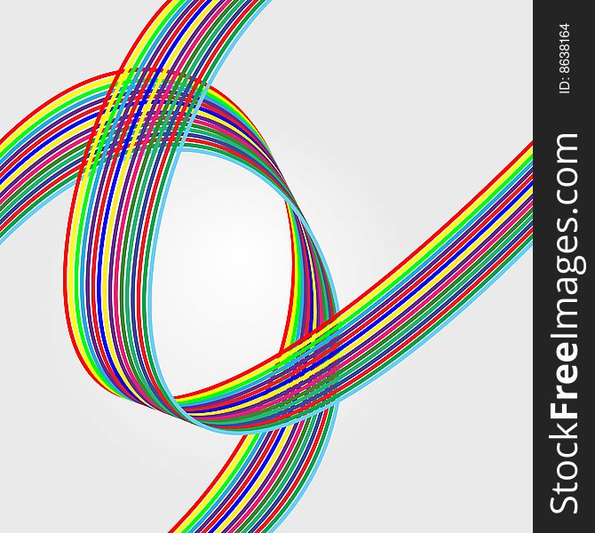 Seamless background with multi-coloured strips