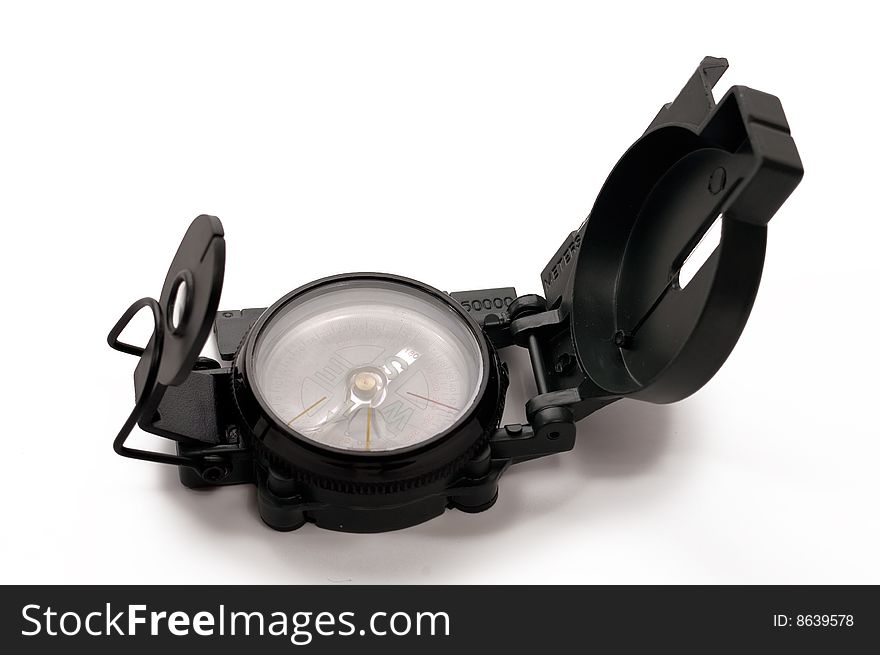 Compass tool on white backgrounds