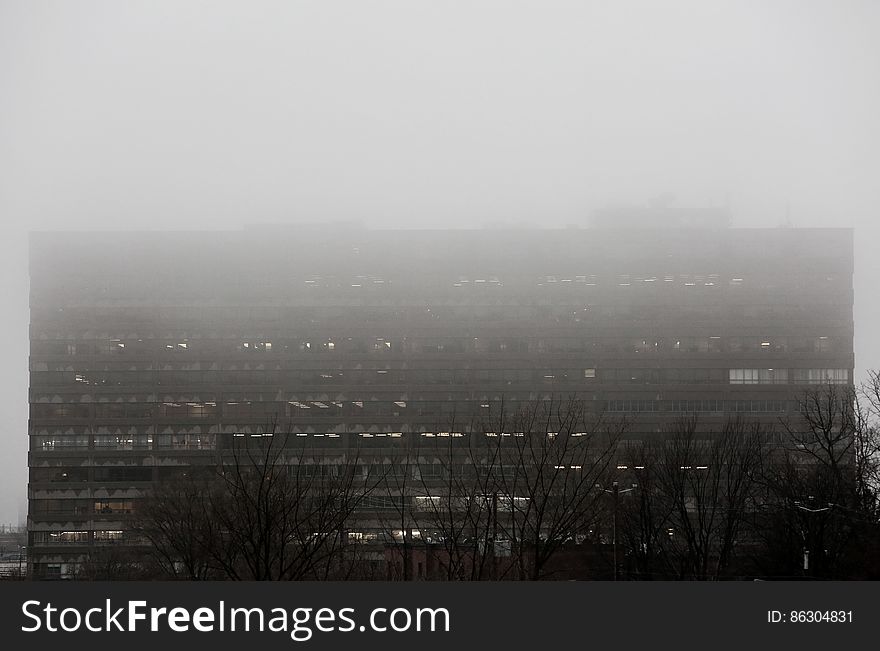 Foggy Building