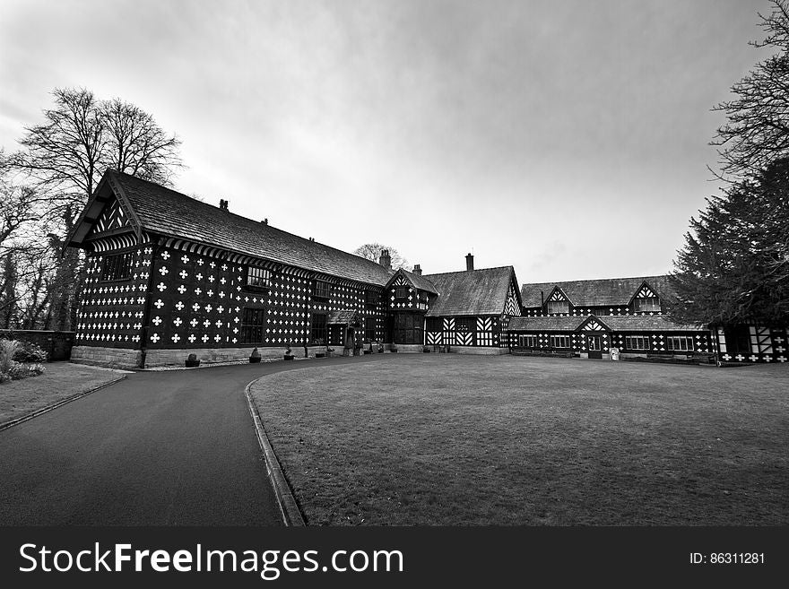 Here is a photograph taken from Samlesbury Hall. Located in Samlesbury, Lancashire, England, UK.
