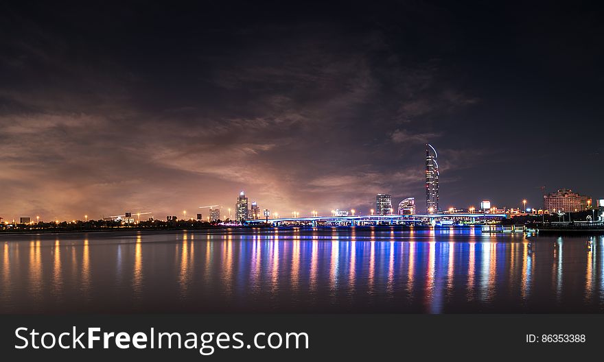 View of City at Waterfront