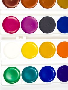 Sixteen Different Shades Of Water Colour Paints Royalty Free Stock Photo Sixteen Different Shades Of Water Colour Paints Royalty Free Stock Photo