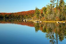 Beautiful Lake Reflections In The Fall Stock Photography Beautiful Lake Reflections In The Fall Stock Photography