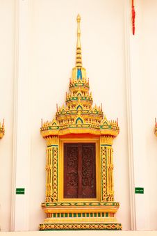Traditional Thai Style Architecture Stock Photo