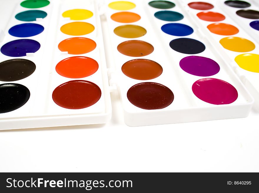 Bright Water Colour Paints