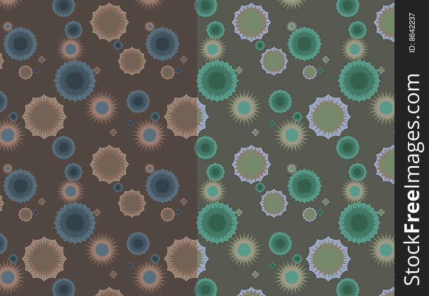 Seamless flower pattern. AI file attached.