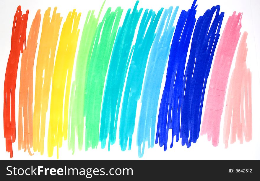 Colored Drawn Background