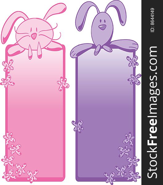 Easter and spring use with text area. Easter and spring use with text area
