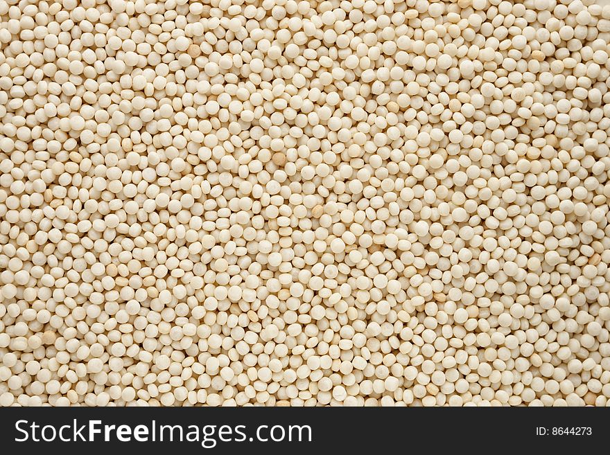 Close view of couscous rounds uncooked. Close view of couscous rounds uncooked.