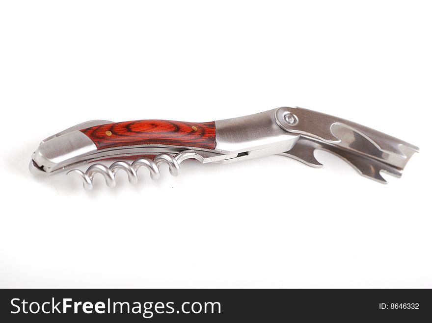 Penknife and corkscrew