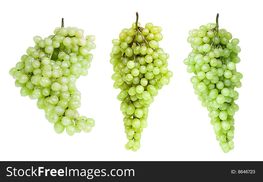 Grape isolated on white background.