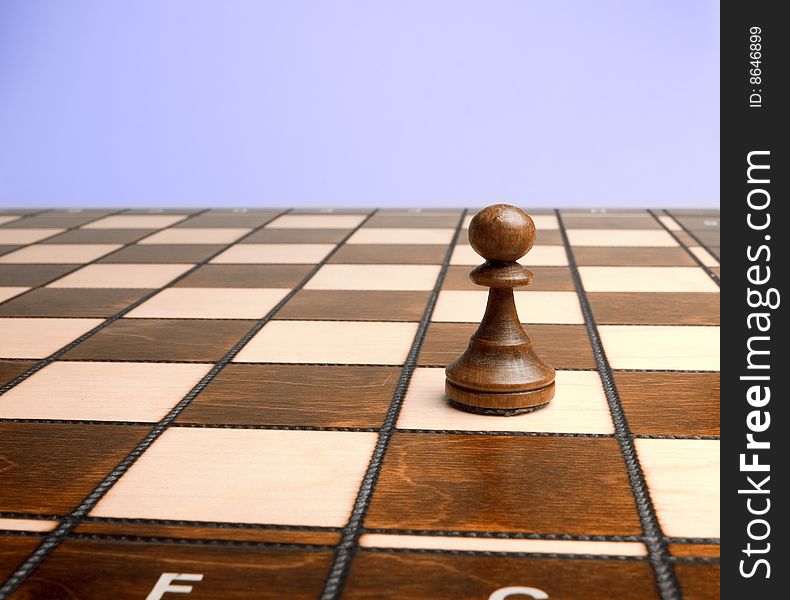 Pawn On Chessboard