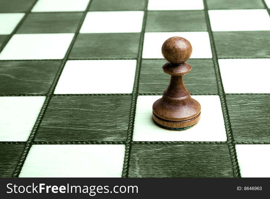 Pawn On Chessboard