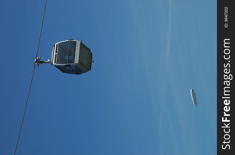 Aerial Tramway And Zeppelin