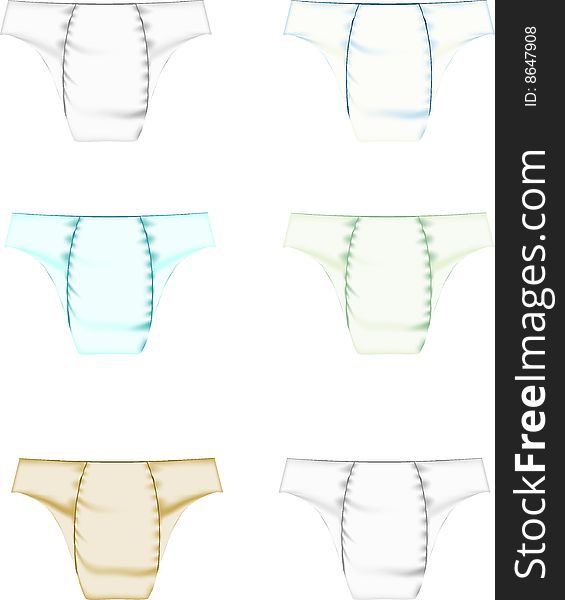 Photorealistic briefs in different colors