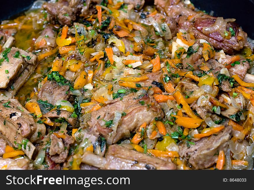 Meat With Vegetables